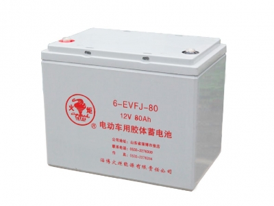 6-EVFJ-80 电动车用胶体蓄电池