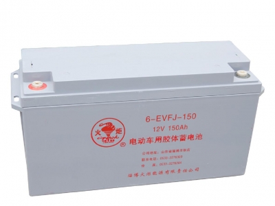 6-EVFJ-150 电动车用胶体蓄电池